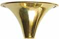 Small Brass Funnel,
1-1/2" diameter tapering to just over 1/4" diameter